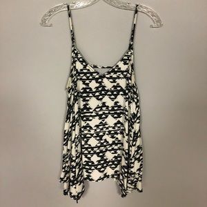 Black and White Tank Top